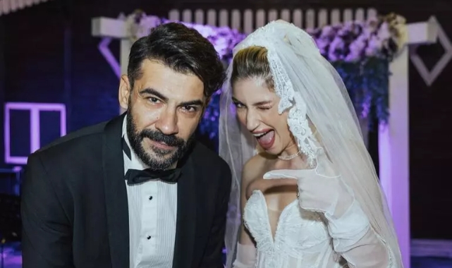 Oyuncu Rüzgar Aksoy ve Yasemin Sancaklı evlendi!