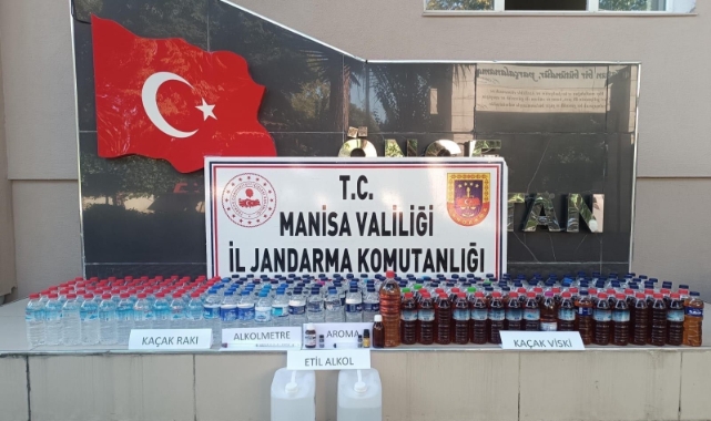 Pet şişelerde sahte içki ele geçirildi