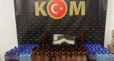Sahte alkol operasyonu: 1 gözaltı