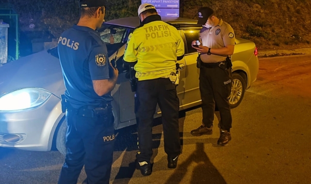 Şok uygulamada 5 araç trafikten men edildi