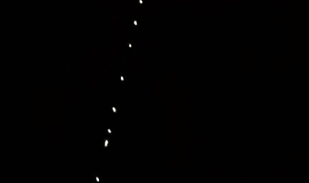 Starlink uyduları Çankırı semalarında görüldü