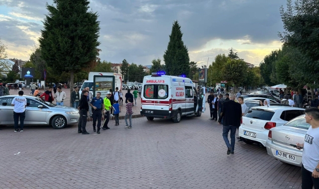 Tavşanlı'da elektrikli bisiklet yayaya çarptı: 2 yaralı