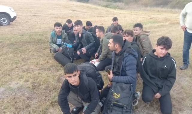 Tekirdağ'da 87 kaçak göçmen yakalandı