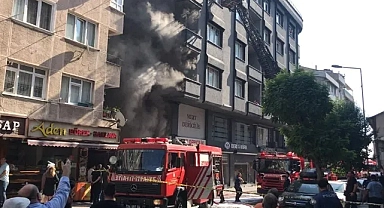 Tekstil atölyesinde yangın paniği!