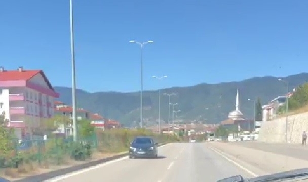 Ters yönden giden otomobile 4 bin TL ceza