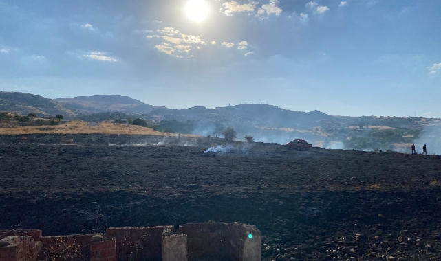 Tunceli’de arazi yangını