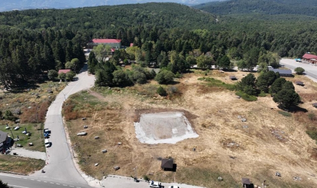 Uludağ’da 1. Derece sit alanına çakıl taşları döküldü