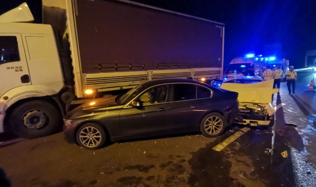 Yalova’da zincirleme trafik kazası: 2 yaralı