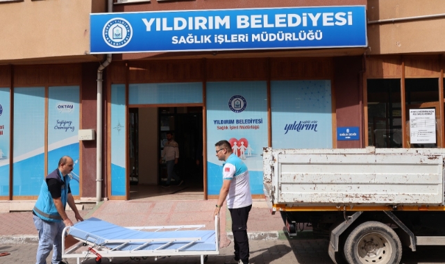 Yıldırım Belediyesi’nden hastalara yardım eli