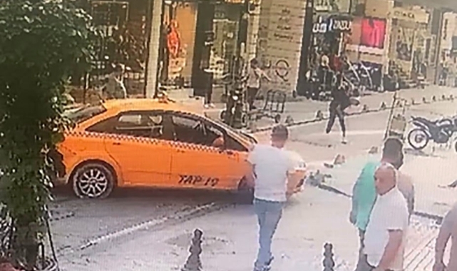 Yol verme tartışmasında taksici vuruldu