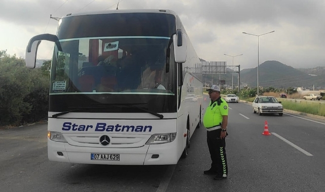 Yolcu otobüsleri denetlendi