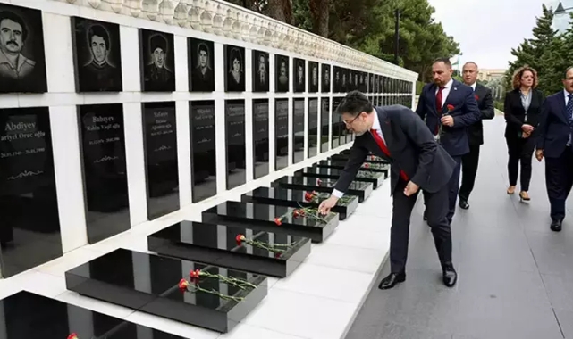 Yumaklı'dan Azerbaycan Şehitliği ve Türk Şehitliği’ne ziyaret
