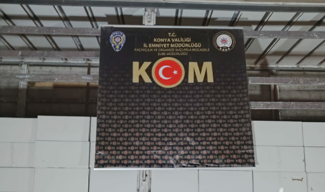 15 milyon 550 bin doldurulmuş sigara ve makaron ele geçirildi