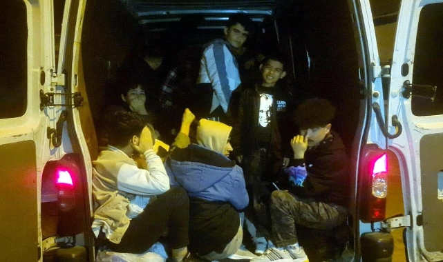 34 kaçak göçmen ve 2 organizatör yakalandı