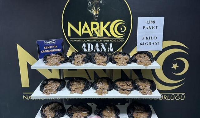 5 kilo uyuşturucu ele geçirildi, 1 kişi tutuklandı