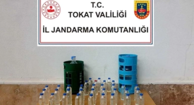 57 litre sahte alkol ele geçirildi