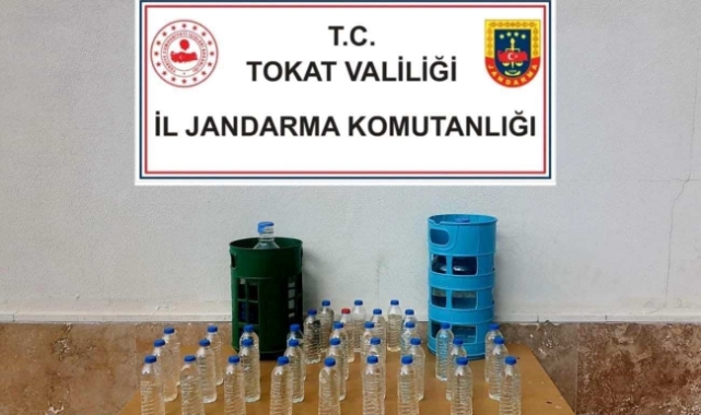 57 litre sahte alkol ele geçirildi