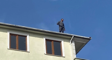 6 katlı binada intihar girişimi