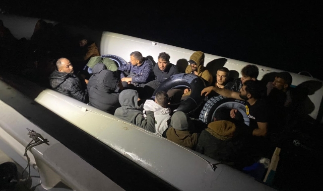 66 düzensiz göçmen yakalandı: 1 gözaltı