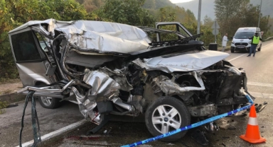 Alkollü sürücü park halindeki kamyona çarptı: 1 ölü