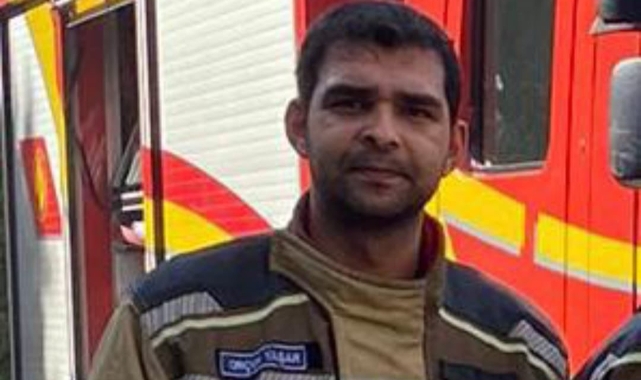 Ankara'da yangında dumandan etkilenen itfaiye eri şehit oldu