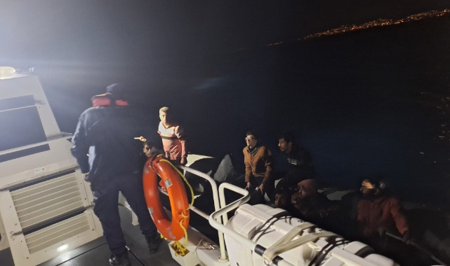 Aydın’da 36 düzensiz göçmen kurtarıldı