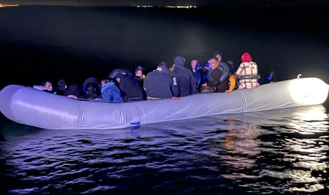 Aydın’da 37 düzensiz göçmen kurtarıldı, 41’i yakalandı