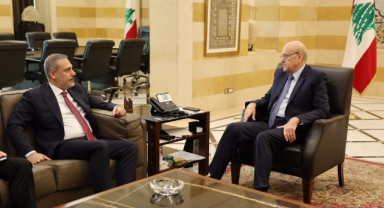 Bakan Fidan, Lübnan Başbakanı Mikati ile görüştü