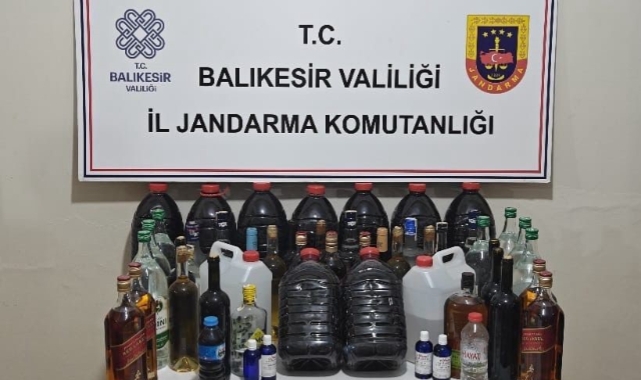 Balıkesir’de 'sahte içki' operasyonu