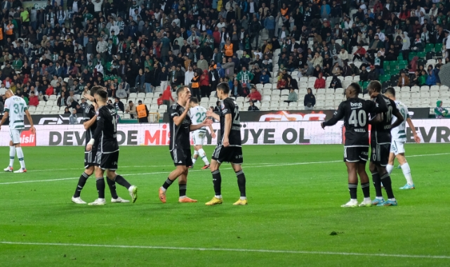 Beşiktaş, Konya'da 3 puanla döndü
