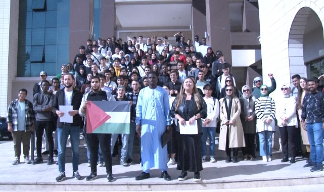 BTÜ'lü öğrencilerden 'Filistin' bildirisi