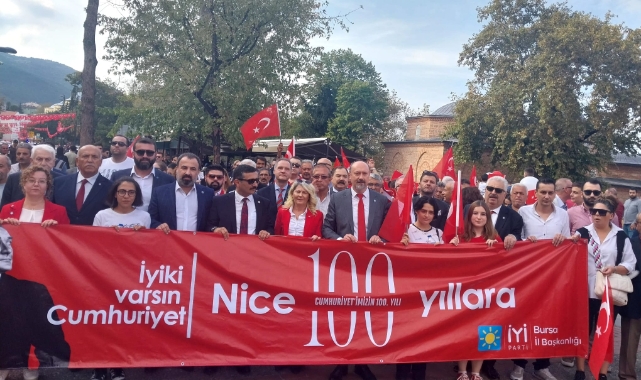 Bursa bugün al bayraklarla donatıldı!