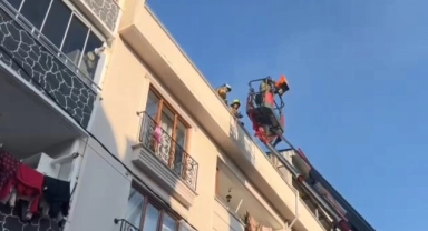 Bursa'da çatı katında yangın paniği