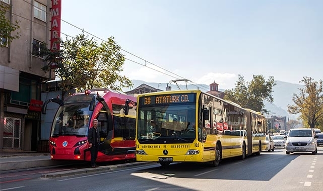 Bursa'da Cumhuriyet Bayramı'nda toplu taşıma ücretsiz