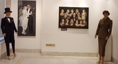 Bursa'da Cumhuriyetin 100. yılı sergisi sanatseverlerle buluştu