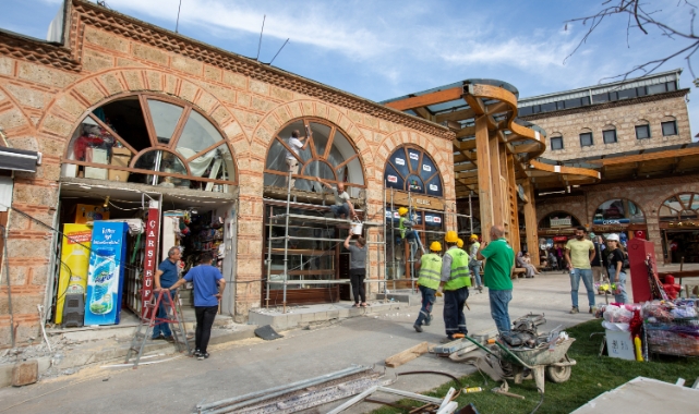 Bursa'da Tarihi Çarşı eski ihtişamına kavuşuyor