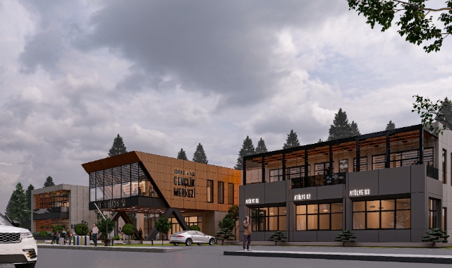 Bursa'da Üniversite kampüsüne modern gençlik merkezi
