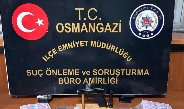 Bursa'da uyuşturucu taciri yakalandı