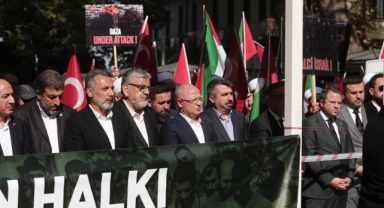 Bursa'dan Filistin'e destek! Ulucami’de gıyabi cenaze namazı kılındı