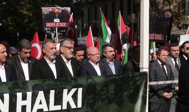 Bursa'dan Filistin'e destek! Ulucami’de gıyabi cenaze namazı kılındı