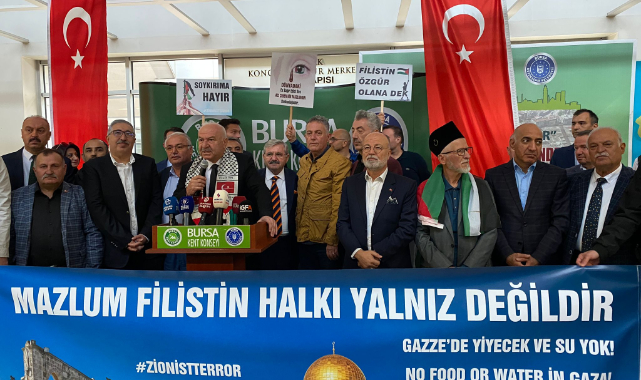 Bursa Kent Konseyi'nden İsrail'e sert tepki!