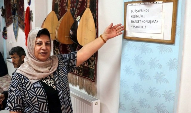 Çay ocağında siyaset konuşma yasağı