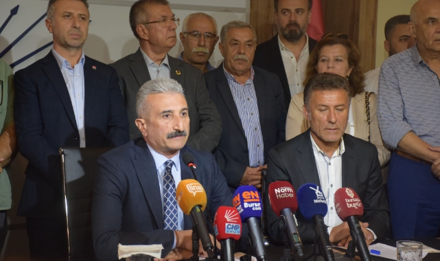 CHP Bursa'dan tezkere tepkisi