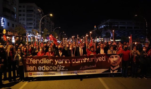 CHP Nilüfer'de "Fener Alayı" yürüyüşü