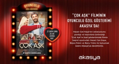 ‘Çok Aşk’ filminin başrol oyucuları seyircilerle buluşacak