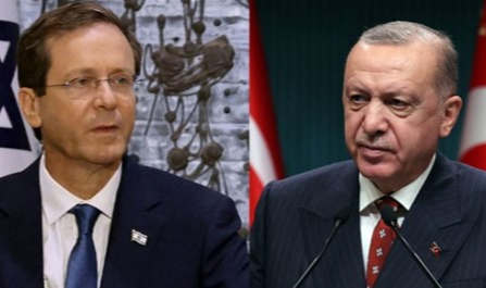 Cumhurbaşkan Erdoğan, İsrail Cumhurbaşkanı ile görüştü
