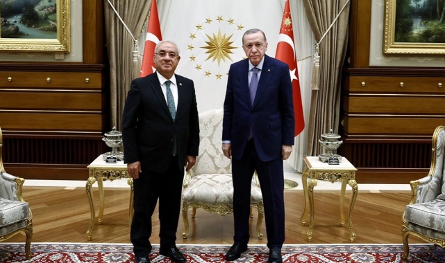 Cumhurbaşkanı Erdoğan, Aksakal'ı kabul etti