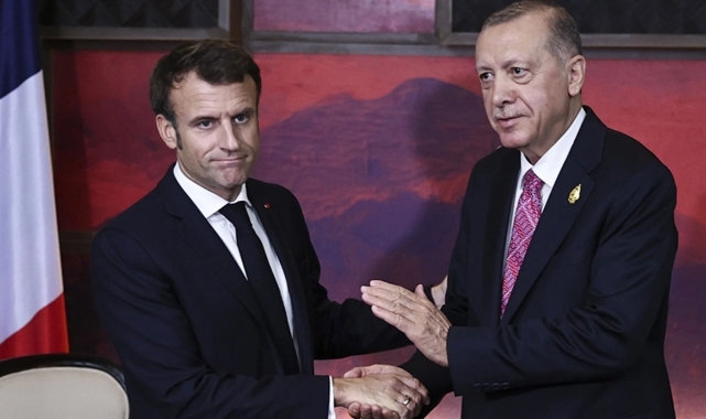 Cumhurbaşkanı Erdoğan, Fransız mevkidaşı ile görüştü