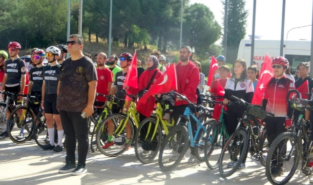 Cumhuriyetin 100. Yılında 'Menteşe bisiklet turu gerçekleştirildi