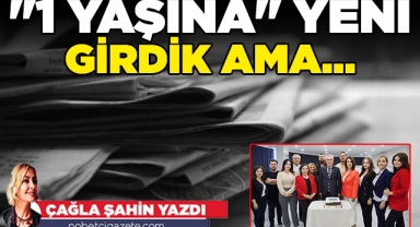 Daha "1 yaşına" girdik ama...